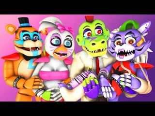 Fnaf security breach фильм анимация (3d все серии подряд глэмрок ной фнаф фредди рокси монти)