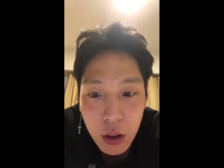 180414 himchan instagram live @ 오빠 제발 아프지 마세요 제발 힘들지 마세요 완전 보고싶어요 사랑해요 밥을 챙겨 먹고 푹쉬세여 오빠 사랑해요 잘자요 himchan 힘찬 bap