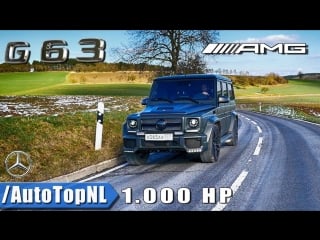 G63 amg 1000hp gad motors | exhaust sound straight pipes onboard & loud! revs by autotopnl