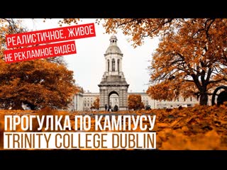 Прогулка по центру дублина и кампусу trinity college dublin