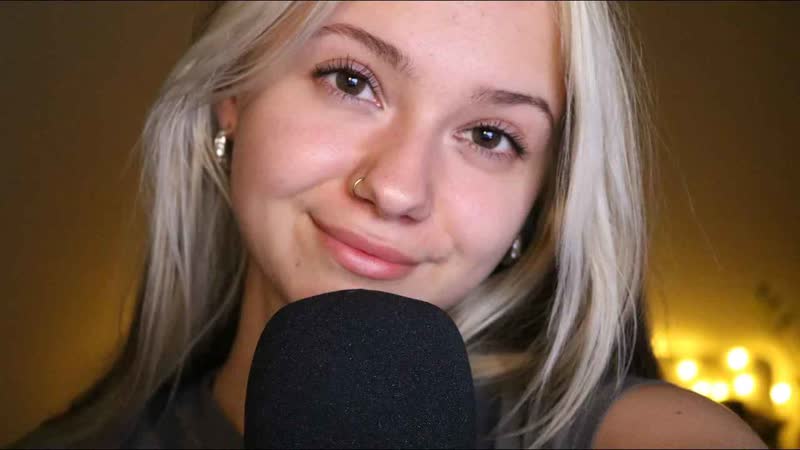 Austrian asmr 20230331 asmr closeup face attention ｜ face touching, brushing, mouth sounds, tracing and trigger words ✨💤