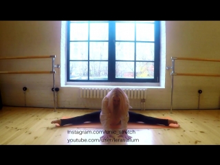 Sls поперечный шпагат, складка ноги врозь