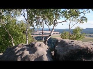 Саксонская швейцария / германия / дрезден sächsische schweiz / deutschland / dresden