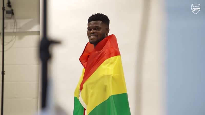 Partey meets aubameyang, lacazette |