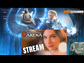 Настя (которая взяла даймонд, а бобров нет) драфтит! mtg arena draft