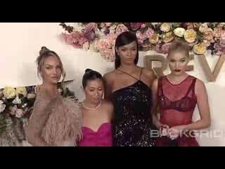 Candice swanepoel, elsa hosk, lais ribeiro at the revolve 2019