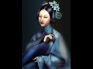 Asian beauty in kimono beauté asiatique en kimono азиатская красотка в кимоно