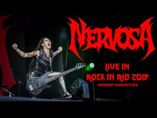 Nervosa live in rock in rio 2019