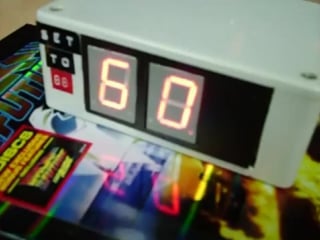 Working 88 speedometer replica for back to the future delorean tim car