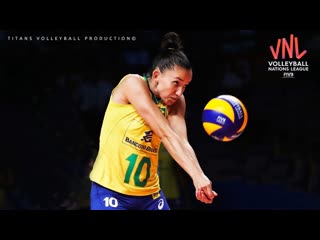 Super volleyball spikes by gabriela braga guimaraes (gabi) womens vnl 2019