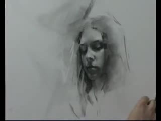 Casey baugh skething the portrait