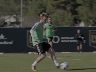 The first official lafc training session