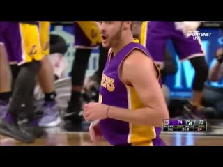 Larry nance jr poops on brook lopez