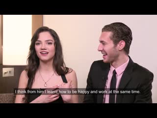 1080 / exclusive interview with figure skaters evgenia medvedeva and jason brown olympic channel podcast