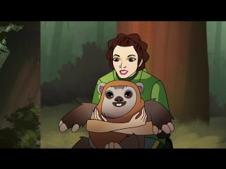 Star wars forces of destiny | ewok escape | disney