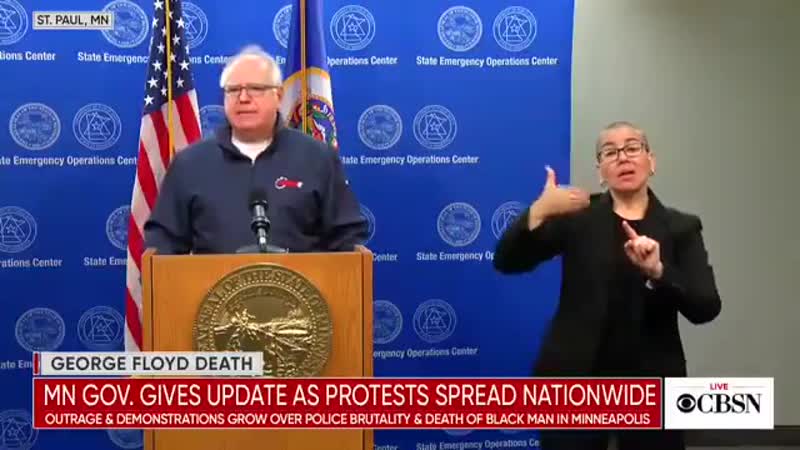Губернатор миннесоты просит носить на беспорядках маски