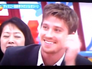 Garrett hedlund on japanese tv show (oct 23, 2010)