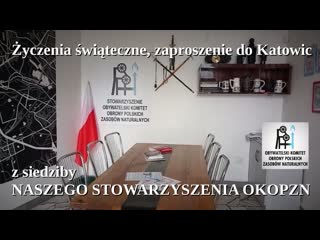 06 04 2023 życzenia świąteczne, zaproszenie do katowic z siedziby naszego stowarzyszenia okopzn