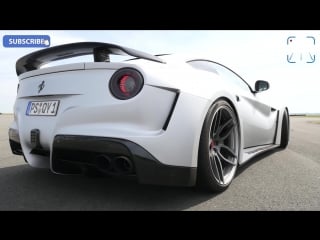 Ferrari f12 novitec n largo loud! sound exhaust 298 kmh
