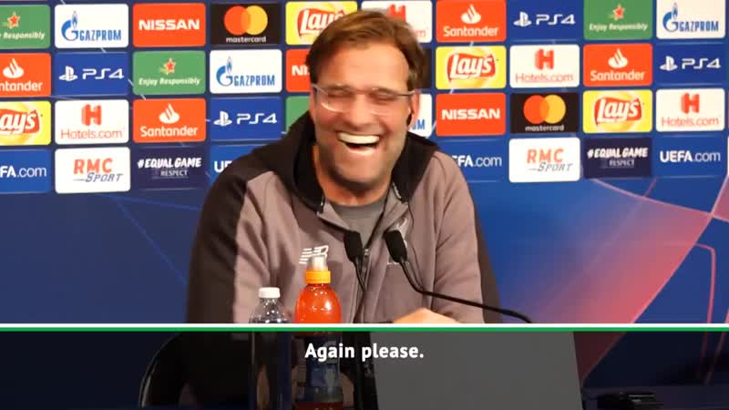 The translator sounds erotic klopp