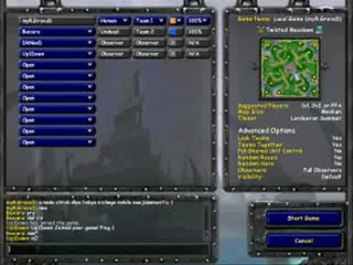 Wc3 fpvod gravud (human) vs baxara (undead) @ twisted meadows (gravud)