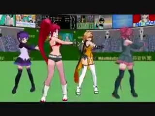 Youko, bb haruka, teto and defoko greed's acciden