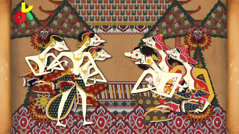 Пьеса «джоко кембанг кунинг» свиток 3 сцена 2