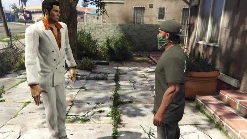 Kazuma kiryu roasts franklin [baka mitai]