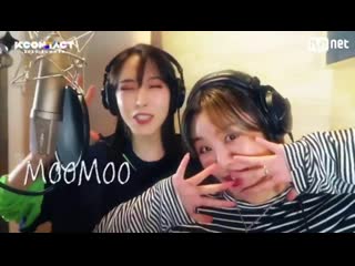 Moonbyul and wheein kcontact