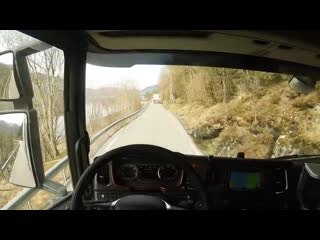 Driving scania s520 odda ålvik rv13 (part 2 3)