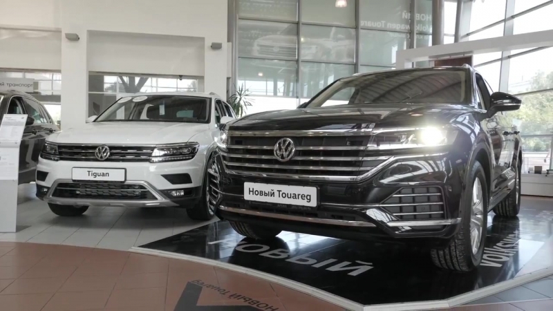 Новый volkswagen touareg 2018 года в фольксваген центр нижний новгород