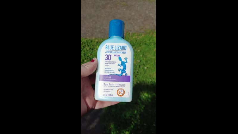 Sunscreen porn video – This sunscreen bottle turns blue in harmful uv light