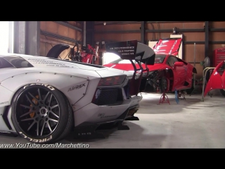 Gardabanskiy🍒 liberty walk aventador w fi exhaust insane sound!
