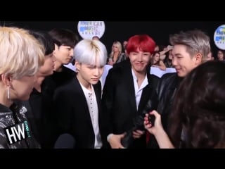 Hoseok's handshake was ignored by namjoon so he just