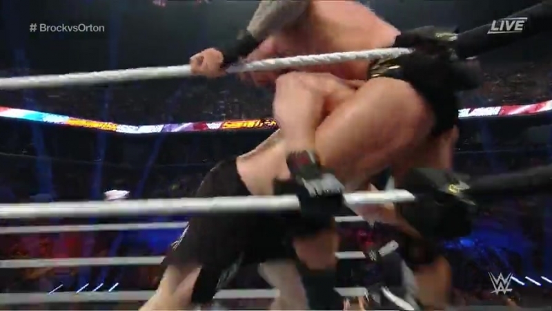 Brock lesnar vs randy orton summerslam 2016