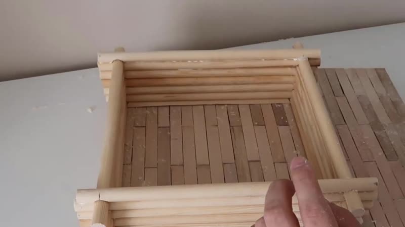 Building a log cabin kütük ev nasıl yapılır (part 1)