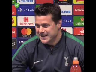 Pochettino reacts to ronaldinho's claims that spurs will win the cl this season!