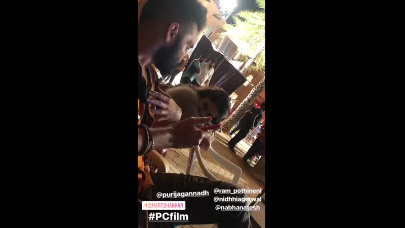 Charmme's insta story ismart shankar