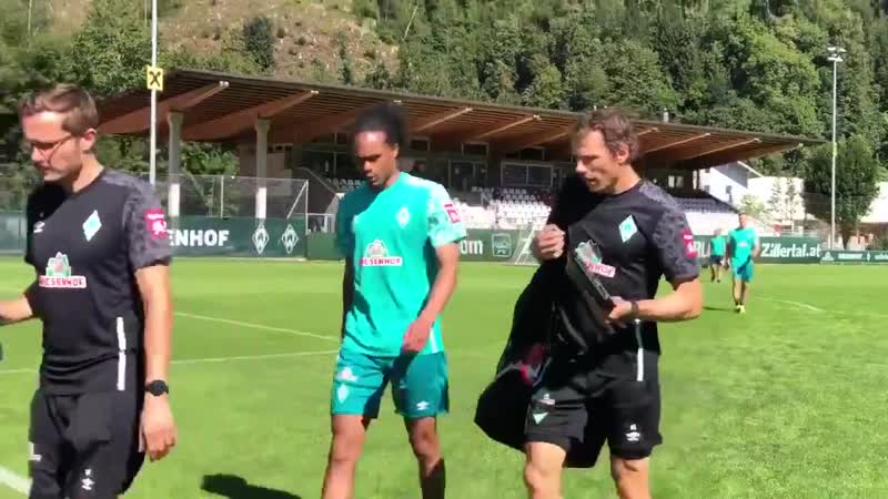 Tahith chong at werder training camp