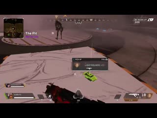 When dropping into pit if you scrape the side instead of flying straight down you’ll always be the first one to have a gun, kind