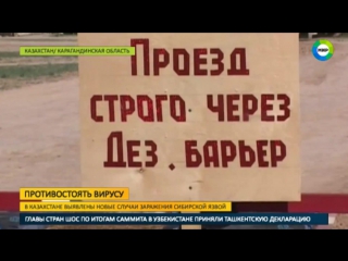 В казахстане выявлены новые случаи заражения сибирской язвой