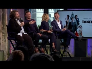 Tom hiddleston, sienna miller, luke evans and ben wheatley of high rise on aol april 20, 2016 youtube