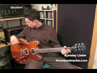 Aynsley lister playing to buddy guy style track