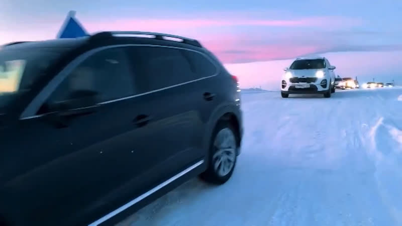 Автопробег к 91 летию янао