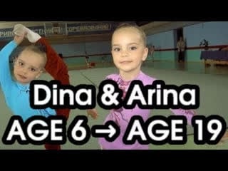 Dina arina averina – gymnastics evolution (age 6 to 19)