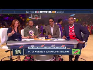 Its a michael jordan scottie pippen reunion! (michael b jordan, that is) the jump