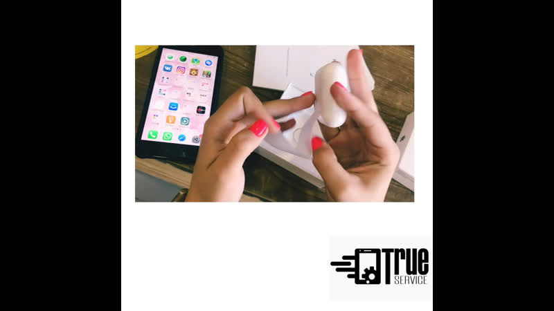 Распакоа airpods