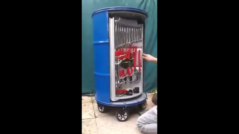 Креативная и оригинальная идея использования старого бочонка