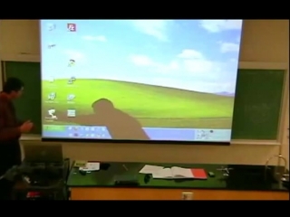 Препод сражается со своей тенью