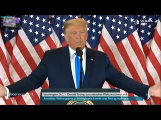 Donald trump pressekonferenz am 04 11 2q früh erstes statement nach der wahl deutsch